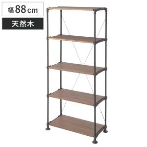東谷 オープンラック 幅121cm 3段 スチールフレーム ヴィンテージ