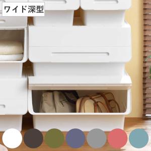 収納ボックス 前開き フロックワイド30 深型 幅57×奥行46×高さ31cm