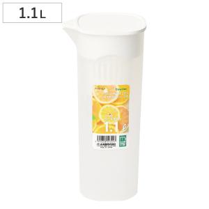 ピッチャー クーリア クールポット 1.1L 茶こし付き （ 1L 冷水筒 スリム プラスチック 蓋付き 麦茶 お茶 ポット 容器 入れ物 日本製 ）