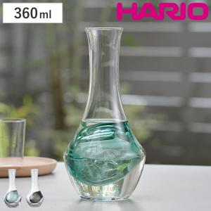 HARIO クールカラフェ N （ ハリオ 360ml 氷ポケット ガラス カラフェ 徳利 2合分 冷酒 日本酒 ポット 酒器 お酒 酒 ）｜リビングート ヤフー店