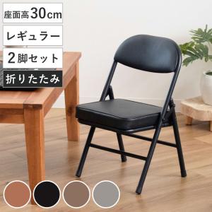 折りたたみ椅子 ロータイプ 2脚セット コンパク...の商品画像