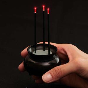 LED線香 火を使わない 自動消灯 安全 （ 電子 線香 1本 2本 3本 LED 電池式 お供え お墓参り 仏壇 仏具 お線香 煙の出ない ）｜リビングート ヤフー店