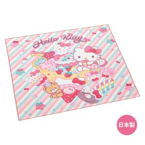 ランチクロス キティファンシー （ ナフキン ランチョンマット 弁当包み 三角巾 給食ナフキン 日本製 ）