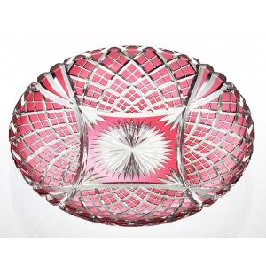 江戸切子 カガミクリスタル KAGAMI CRYSTAL 祝だるま 大 木箱入り