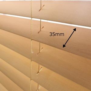 ブラインドカーテン ブラインド 木製 ウッドブ...の詳細画像1