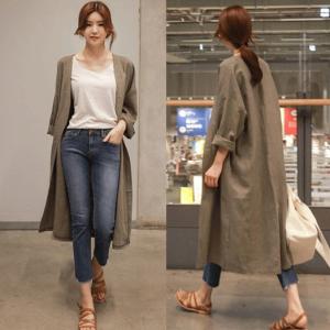 カーディガン ロングカーディガン レディース 春秋 ロングカーデ ショールカーディガン 無地 長袖 シンプル コート アウター 新作 おしゃれ 2色