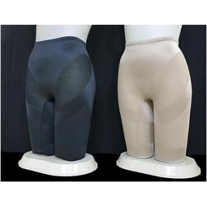 超お得　スパイラルヘムロングガードル　 ヘム仕様でラインスッキリ　メール便送料無料