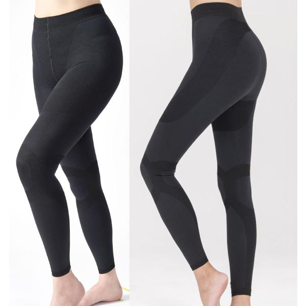 メール便送料無料　セルヴァン　いつもの動きが運動にかわるスパッツ　独自のテーピング編み