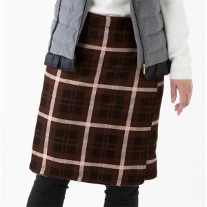 セルヴァン　色々使える3way　裏ボア暖か巻きスカート　あったかスカート　メール便送料無料