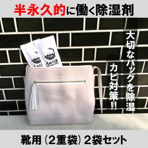 除湿剤 半永久的 繰り返し 大山竹炭 靴用2本...の詳細画像3
