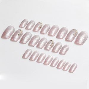 ネイルチップ ショート シール ハート パール...の詳細画像5