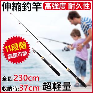 釣り竿 折りたたみ ミニロッド 伸縮 ロッド ポータブル 釣り 鯉釣り 漁具 伸縮可能 携帯便利 軽量 耐久性