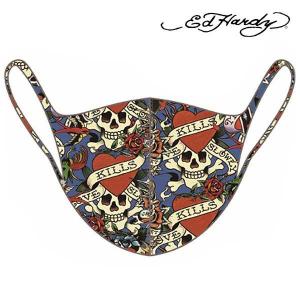 エドハーディー Ed Hardy フェイスカバー ファッションマスク ポリウレタン フェイスガード メンズ レディース｜ll-factory