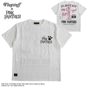 Tシャツ メンズ 半袖 ピンクパンサー Pink Panther フラッグスタッフ FLAGSTAFF 刺繍 レディース｜ll-factory