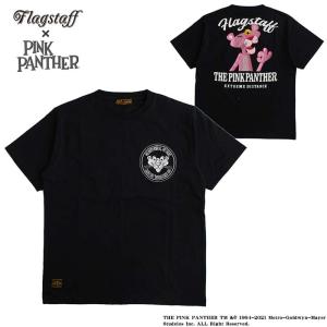 Tシャツ メンズ 半袖 ピンクパンサー Pink Panther フラッグスタッフ FLAGSTAFF 刺繍 レディース｜ll-factory