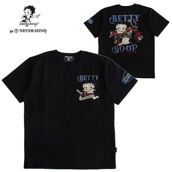 ベティーブープ Betty Boop 半袖Tシャツ メンズ レディース 刺繍 ベティちゃん NEVE...