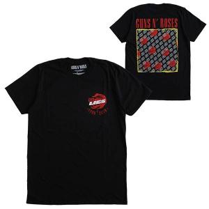 Tシャツ メンズ 半袖 ガンズ・アンド・ローゼズ Guns N' Roses 「GN'R LIES」リリース30周年記念Tee バンドTシャツ ロックTシャツ｜ll-factory