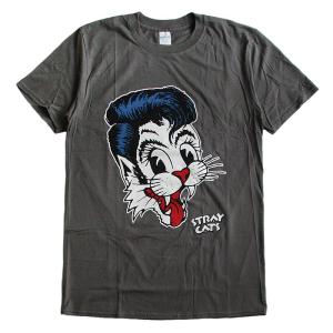 Tシャツ メンズ 半袖 ブライアン・セッツァー/BRIAN SETZER STRAY CATS