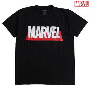 Tシャツ メンズ 半袖 MARVEL COMICS マーベルコミック ボックスロゴ