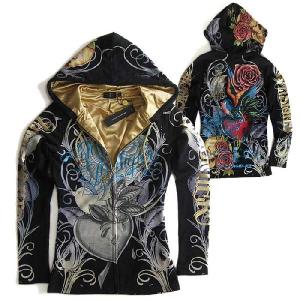 クリスチャンオードジェー  Christian Audigier パーカー レディース｜ll-factory