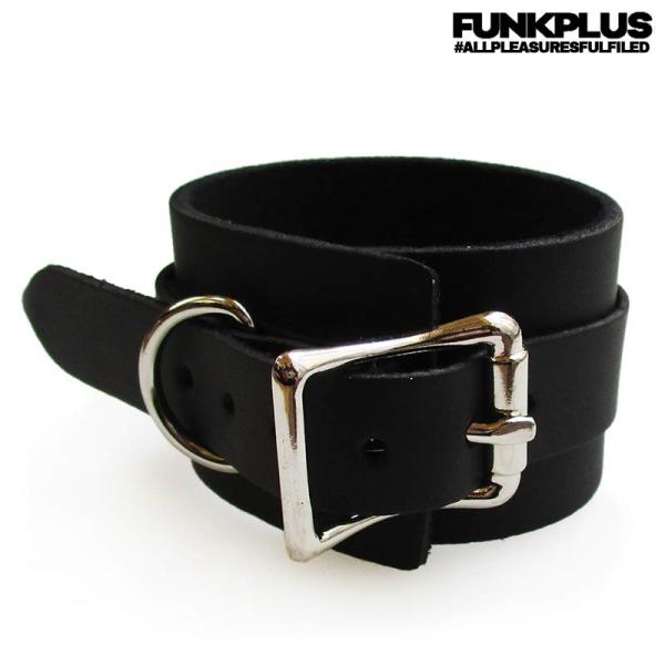 FUNK PLUS ファンクプラス リストバンド メンズ バックル ブラック FMB101 パンク ...