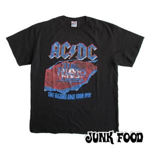 ジャンクフード Ｔシャツ メンズ 半袖 ACDC バンドTシャツ JUNK FOOD｜ll-factory