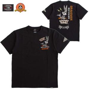 ルーニー・テューンズ Looney Tunes 半袖Tシャツ バッグスバニー メンズ レディース The BRAVE-MAN ザ・ブレイブマン｜ll-factory