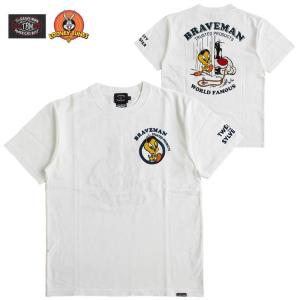 ルーニー・テューンズ Looney Tunes 半袖Tシャツ シルベスター メンズ レディース The BRAVE-MAN ザ・ブレイブマン｜ll-factory