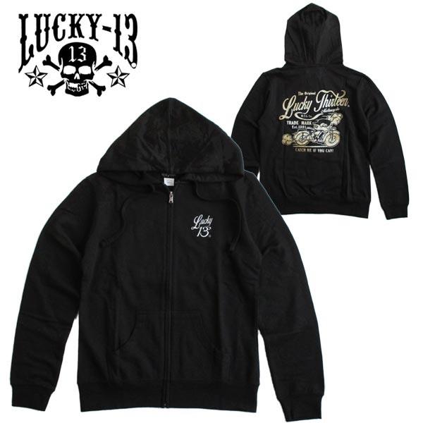 ラッキー13 LUCKY13 パーカー レディース TATOO ロカビリー