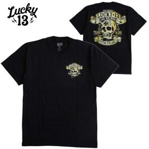 Lucky 13 ラッキー13 LUCKY13 Tシャツ メンズ 半袖 TATOO ロカビリー