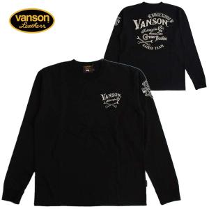 VANSON バンソン メンズ 長袖Ｔシャツ ロンT チェーン刺繍｜ll-factory