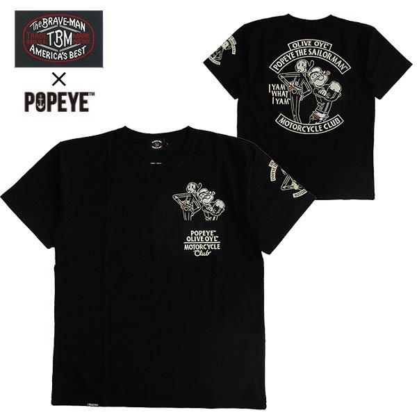 Tシャツ メンズ 半袖 おしゃれ ポパイ POPEYE The BRAVE-MAN ザ・ブレイブマン...