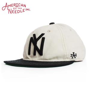 アメリカンニードル American Needle マイナーリーグ キャップ 帽子 ニューヨーク・ブラック・ヤンキース ベースボールキャップ メンズ レディース｜ll-factory