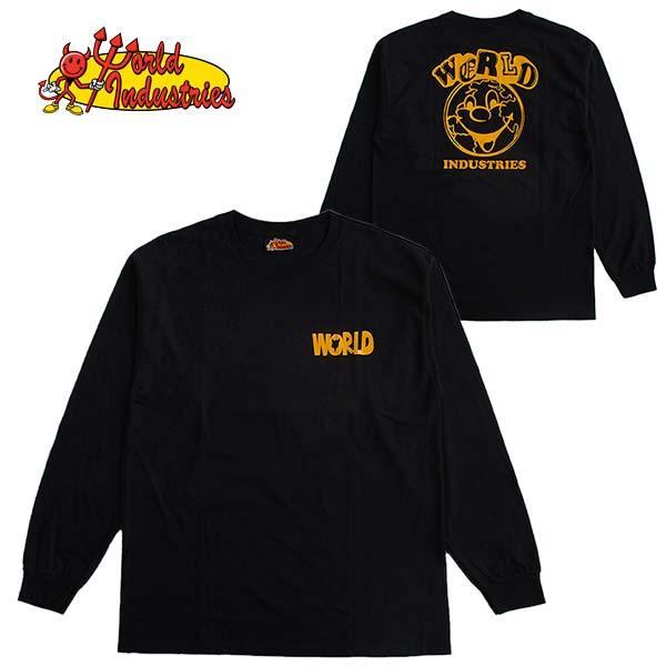 World Industries ワールドインダストリー メンズ 長袖Tシャツ ストリート ロンT