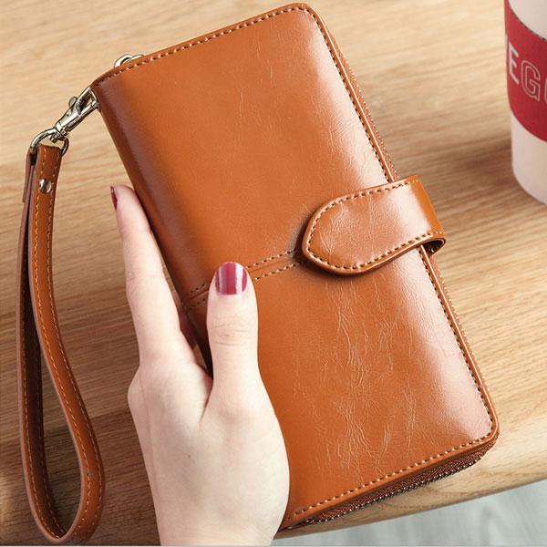 大容量！本革財布 牛革 婦人財布 ロングウォレット 可愛い かわいい 財布 レデイース レディス l...