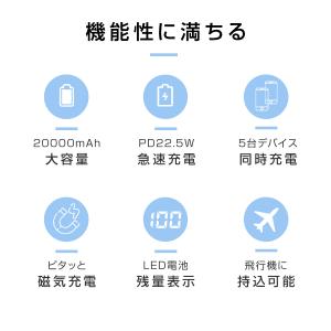 【最大P10倍】 モバイルバッテリー 大容量 ...の詳細画像2