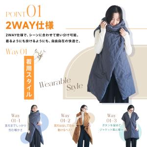 【最大P10倍】 電気毛布 掛け敷き USB ...の詳細画像3