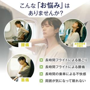 【最大P10倍】 ネックピロー 飛行機 エアー...の詳細画像1