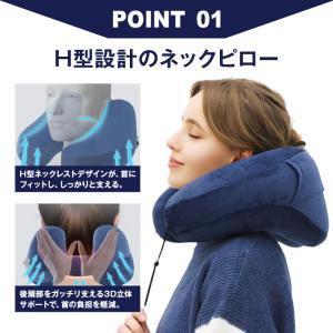 【最大P10倍】 ネックピロー 飛行機 エアー...の詳細画像3
