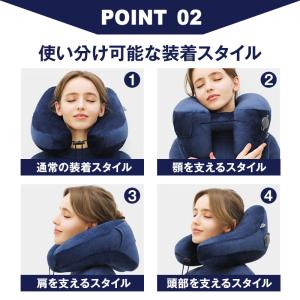 【最大P10倍】 ネックピロー 飛行機 エアー...の詳細画像4