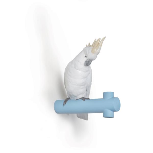 Lladro （リヤドロ） 鸚鵡 雄武 インコ とり 「夢見るオウム（キバタン） #7853」 鳥 ...