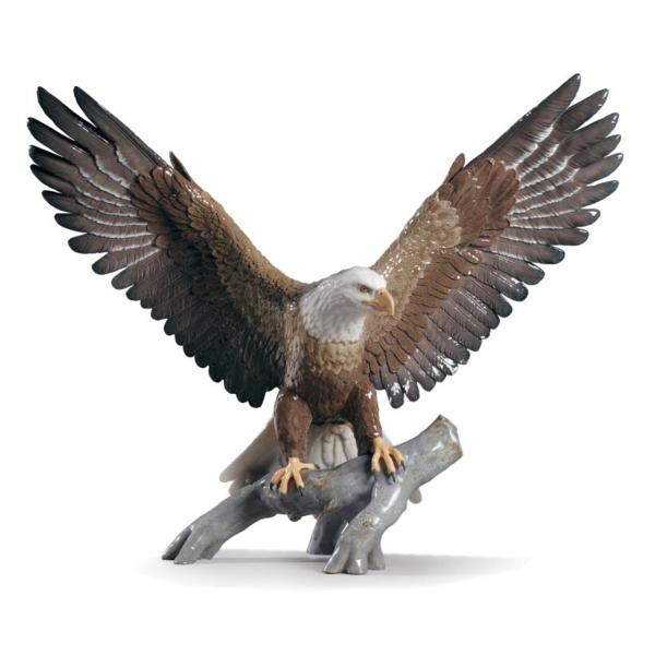 Lladro （リヤドロ） 鷲 鳥 白頭鷲      「FREEDOM EAGLE #9245」