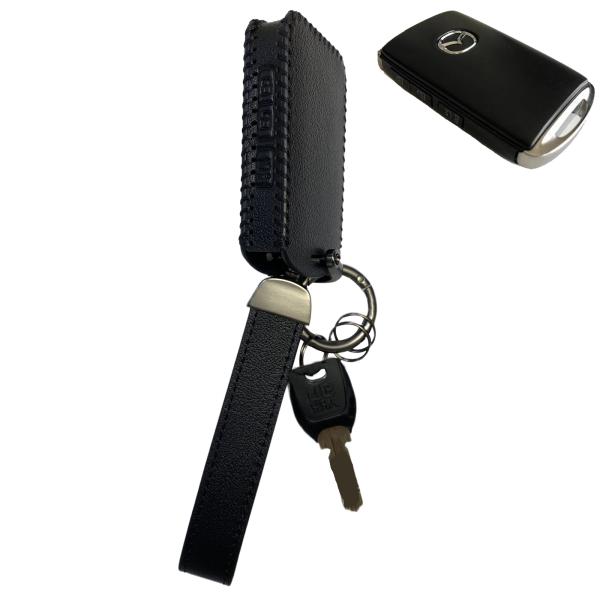 高級本革ストラップ付 マツダ  新型CX8 CX5 CX30 MX30 Xiter 高級 レザー 本...