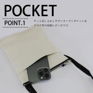 【スクエアサコッシュ】サコッシュ ショルダー ...の詳細画像2