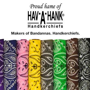 HAV-A-HANK ハブアハンク バンダナ ペイズリー 100%コットン MADE IN USA｜lleather