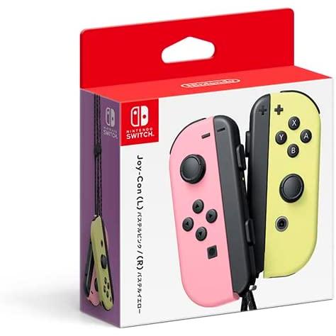 【新品】Joy-Con(L) パステルピンク/(R) パステルイエロー【任天堂】