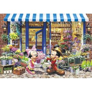 ジグソーパズル 1000ピース ディズニー ミニーのフラワーショップ 世界