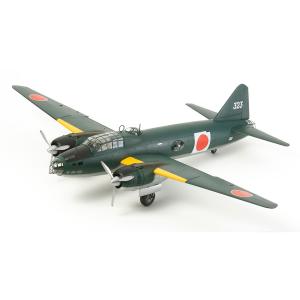 タミヤ 1/48 傑作機シリーズ No.110  一式陸上攻撃機11型　山本長官搭乗機（人形17体付き）【61110】｜llhat