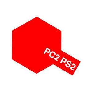 タミヤカラー　PS-2　レッド　ポリカーボネート専用スプレー塗料（ミニ）【RCP】
