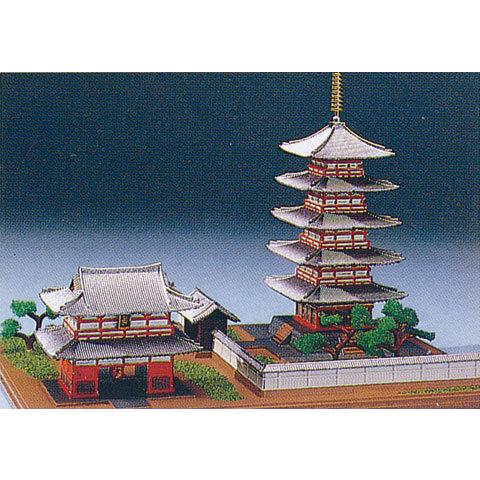 童友社 1/400  日本の伝統美シリーズ  浅草寺 【JD11】【プラモデル】